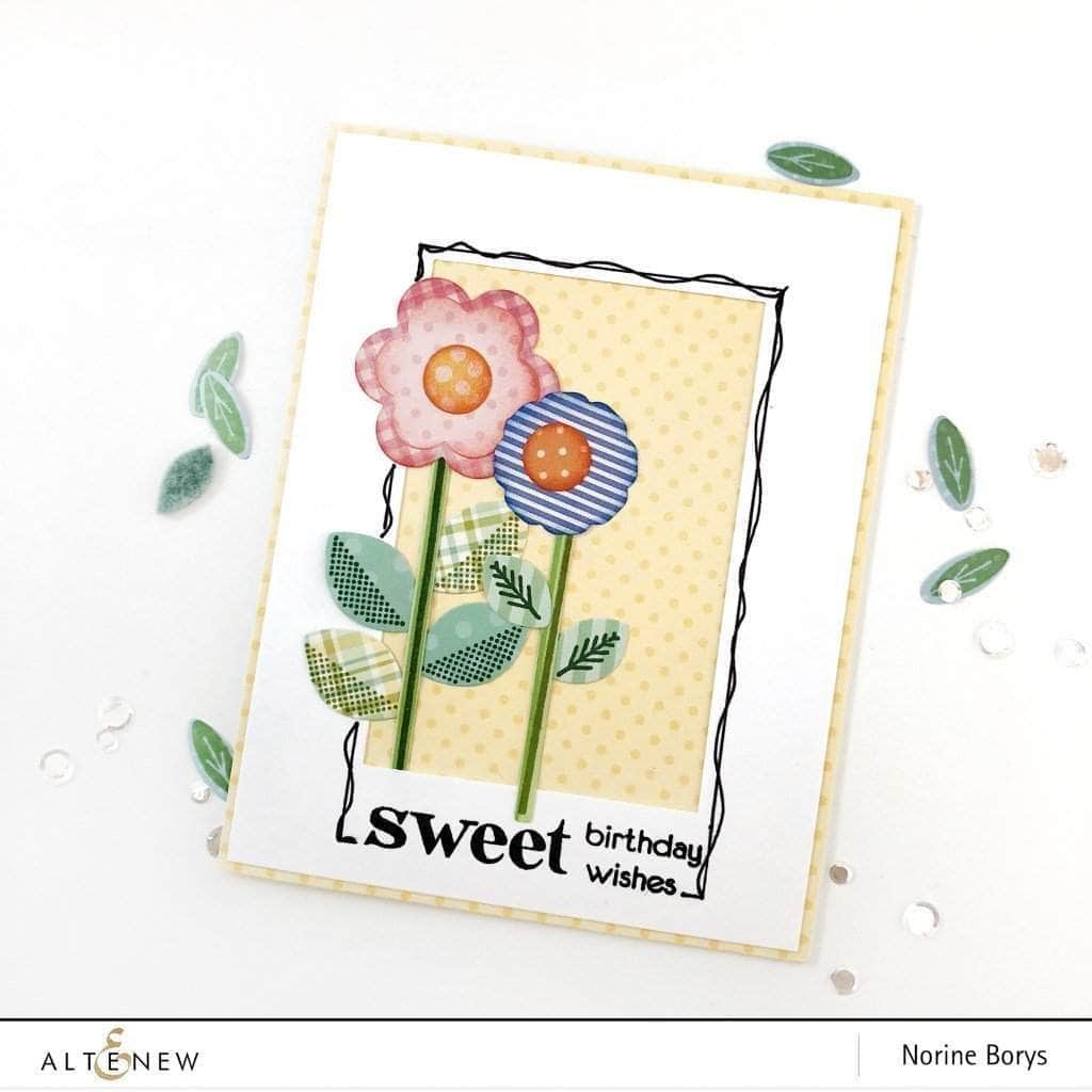 Photocentric Clear Stamps Folksy Florals Stamp Set
