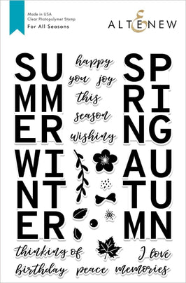 Photocentric Clear Stamps For All Seasons Stamp Set