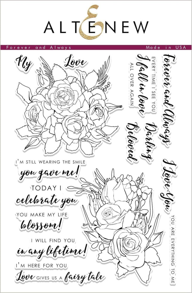 Photocentric Clear Stamps Forever and Always Stamp Set