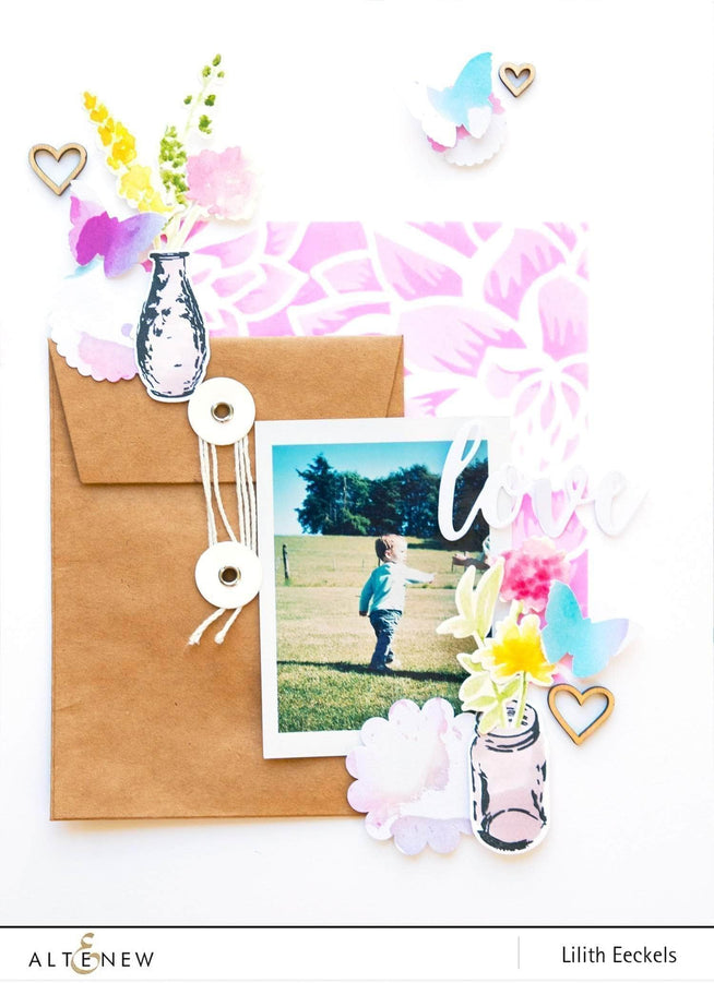 Photocentric Clear Stamps Garden Silhouette Stamp Set
