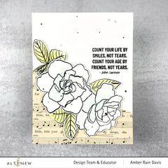 Photocentric Clear Stamps Gardenia Duo Stamp Set