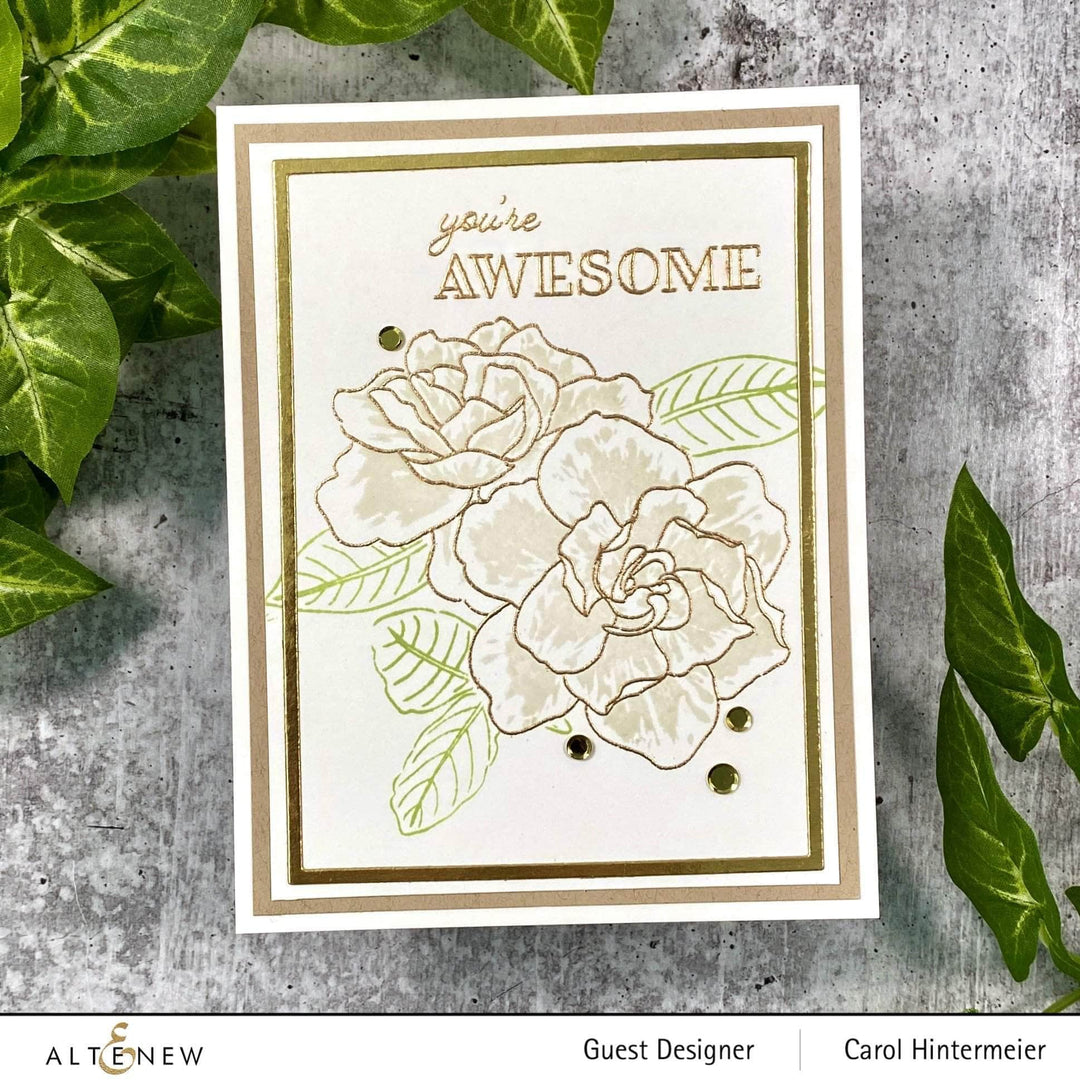 Photocentric Clear Stamps Gardenia Duo Stamp Set