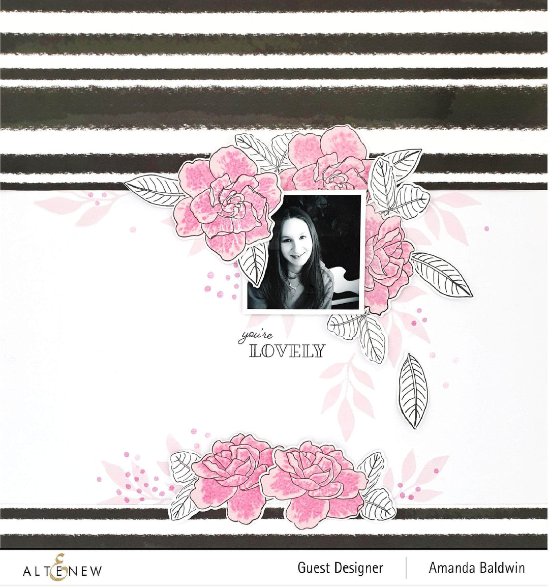 Photocentric Clear Stamps Gardenia Duo Stamp Set