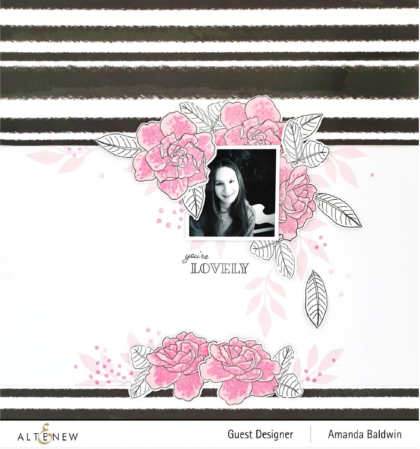 Photocentric Clear Stamps Gardenia Duo Stamp Set