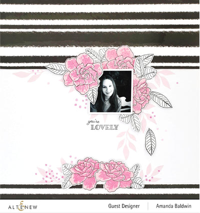 Photocentric Clear Stamps Gardenia Duo Stamp Set