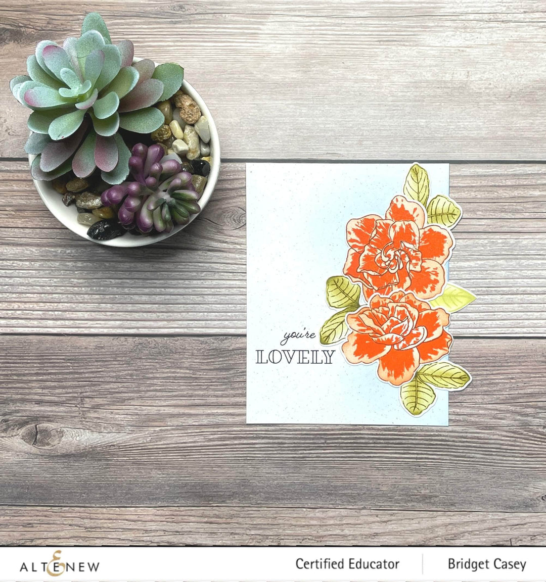 Photocentric Clear Stamps Gardenia Duo Stamp Set