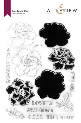Photocentric Clear Stamps Gardenia Duo Stamp Set