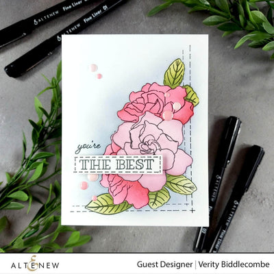Photocentric Clear Stamps Gardenia Duo Stamp Set