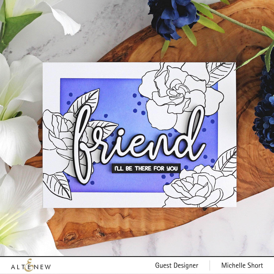 Photocentric Clear Stamps Gardenia Duo Stamp Set