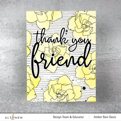 Photocentric Clear Stamps Gardenia Duo Stamp Set