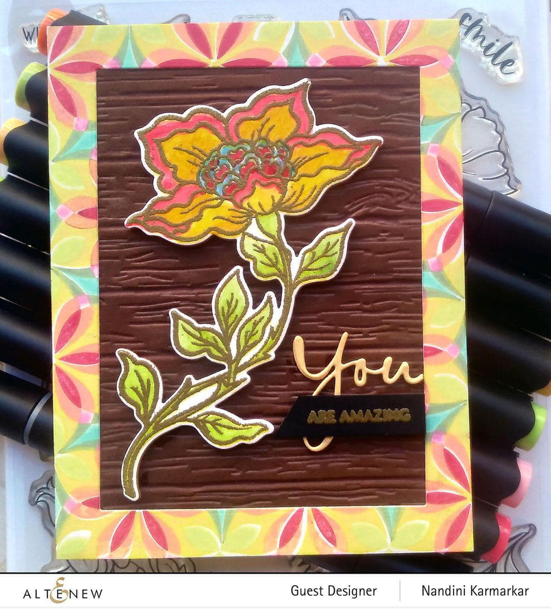 Photocentric Clear Stamps Geometric Botany Stamp Set