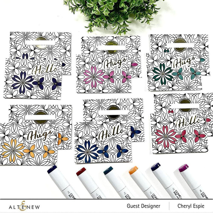 Photocentric Clear Stamps Geometric Botany Stamp Set