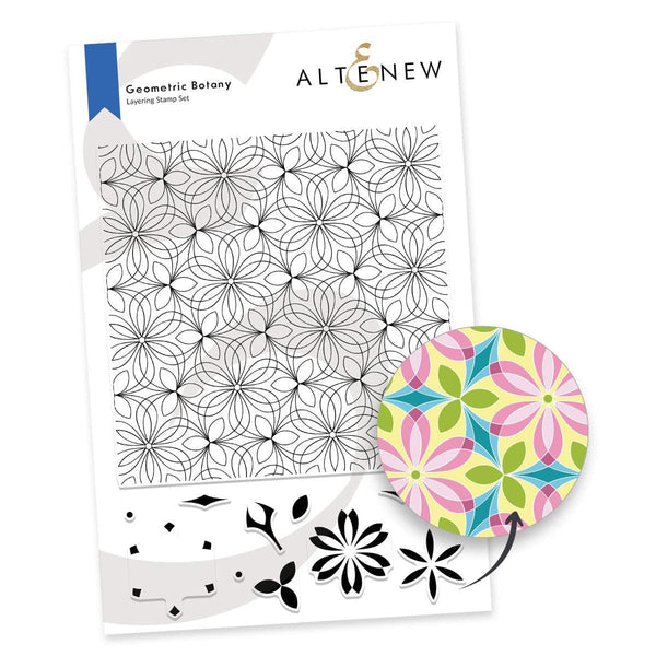 Photocentric Clear Stamps Geometric Botany Stamp Set