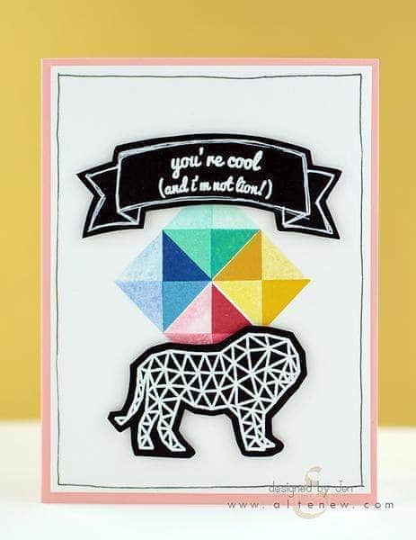 Photocentric Clear Stamps Geometric Menagerie Stamp Set