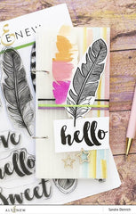 Photocentric Clear Stamps Golden Feather Stamp Set