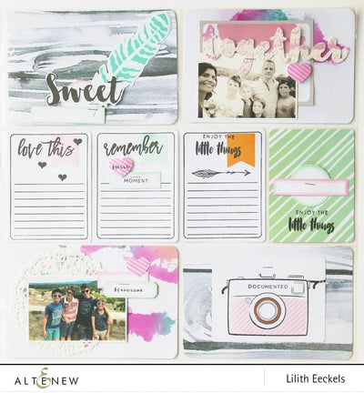 Photocentric Clear Stamps Golden Feather Stamp Set