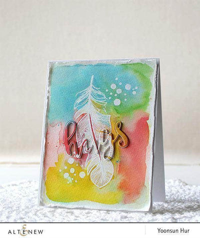 Photocentric Clear Stamps Golden Feather Stamp Set