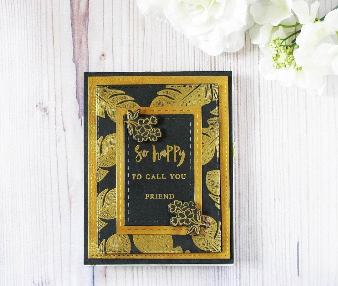 Photocentric Clear Stamps Golden Feather Stamp Set