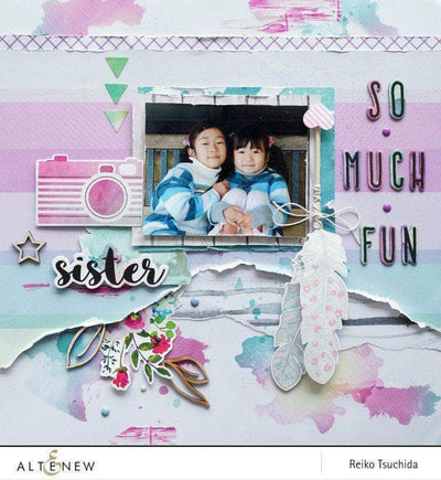 Photocentric Clear Stamps Golden Feather Stamp Set