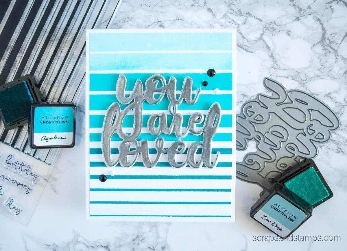 Photocentric Clear Stamps Gradient Stripes Stamp Set