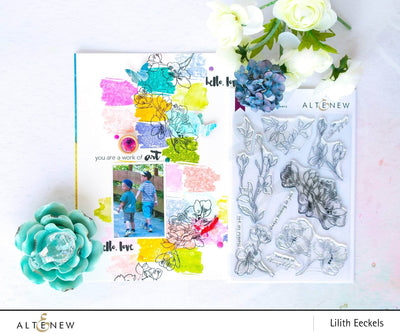 Photocentric Clear Stamps Graphic Brushstrokes Stamp Set