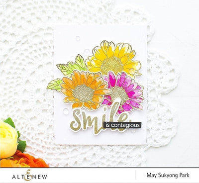 Photocentric Clear Stamps Halftone Smile Stamp Set
