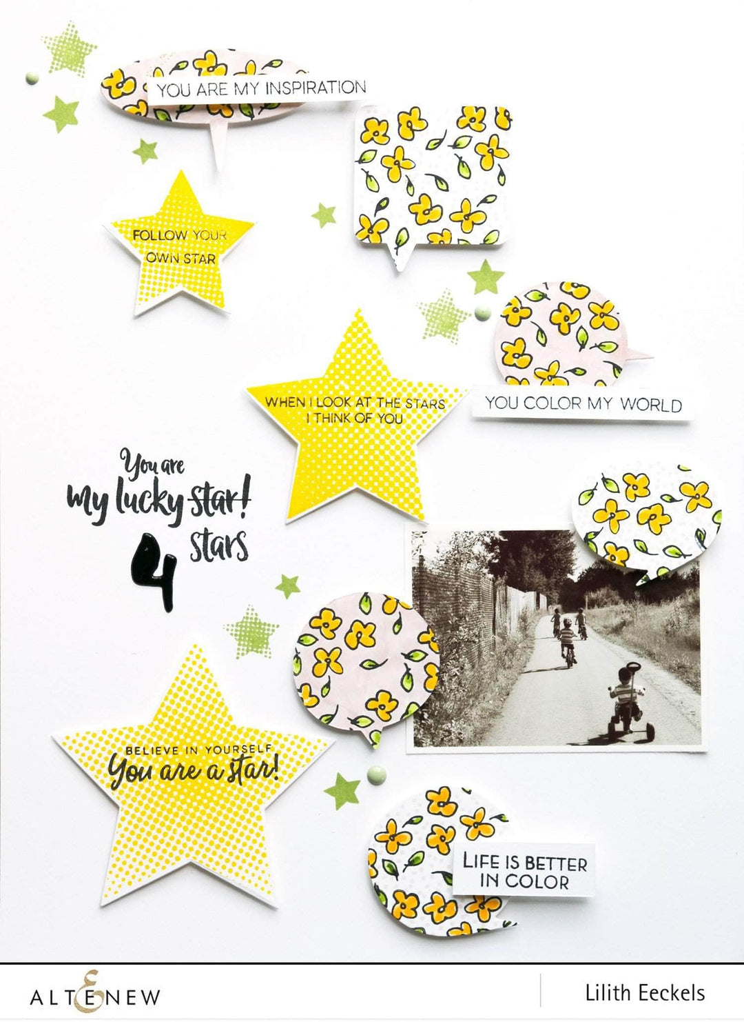Photocentric Clear Stamps Handmade Tags Stamp Set