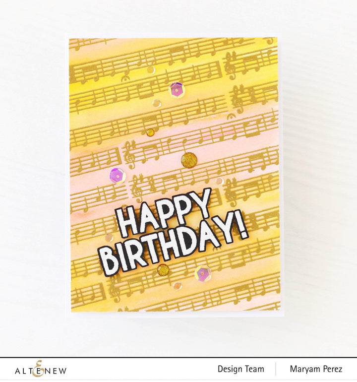 Photocentric Clear Stamps Happy Birthday to You Stamp Set