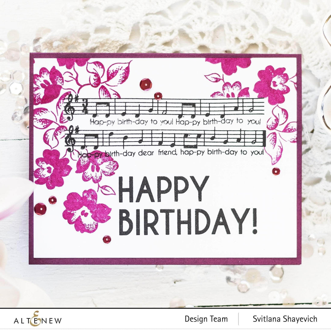 Photocentric Clear Stamps Happy Birthday to You Stamp Set