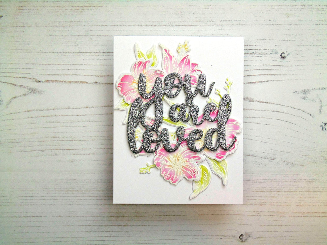 Photocentric Clear Stamps Happy Heart Stamp Set