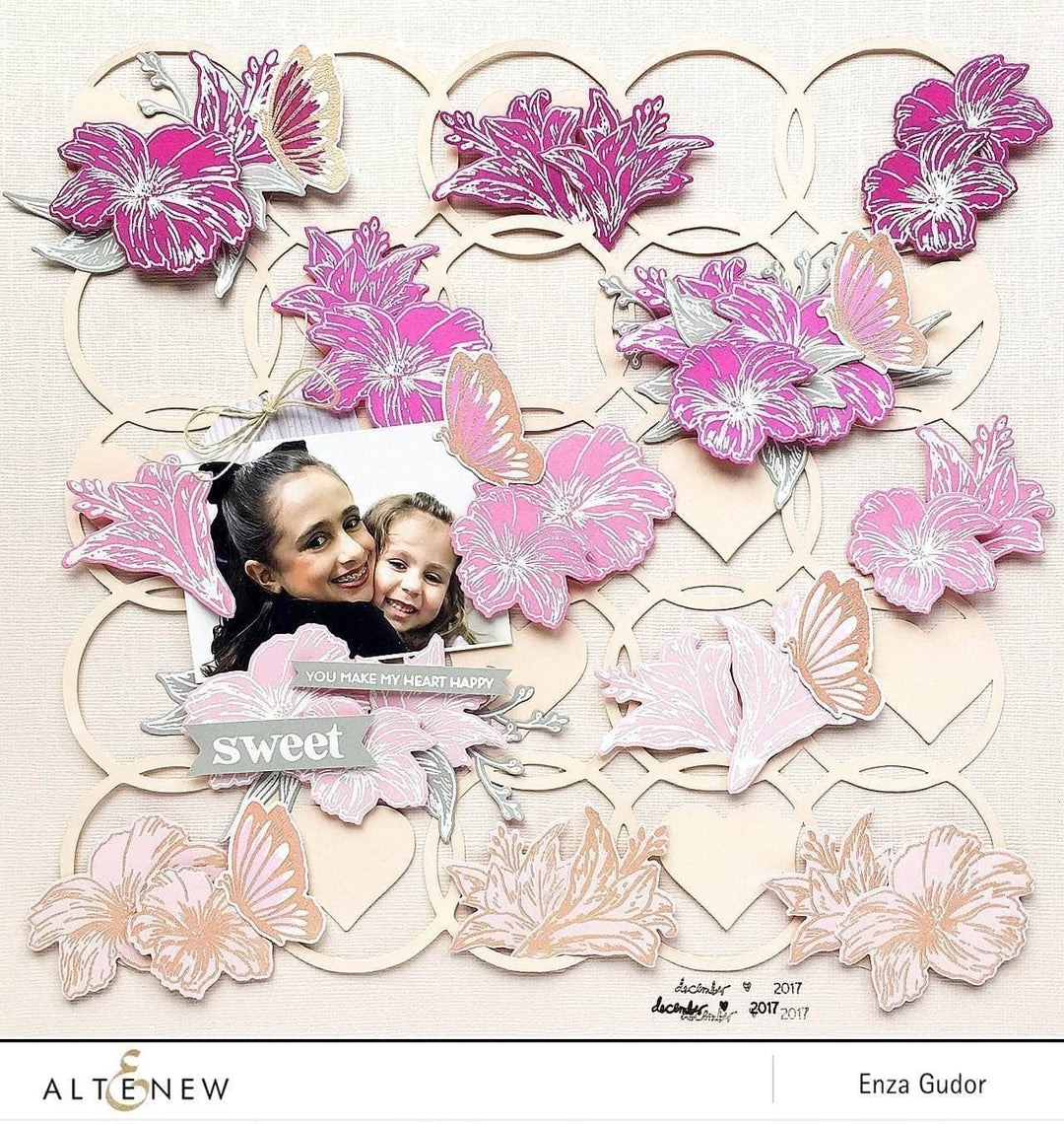 Photocentric Clear Stamps Happy Heart Stamp Set