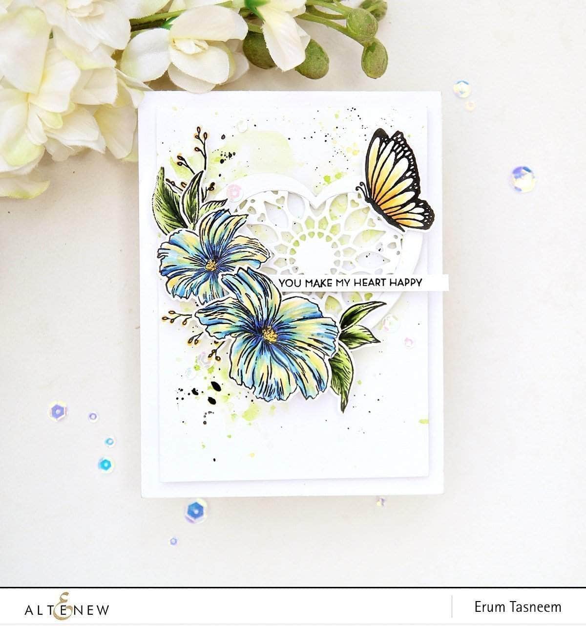 Photocentric Clear Stamps Happy Heart Stamp Set