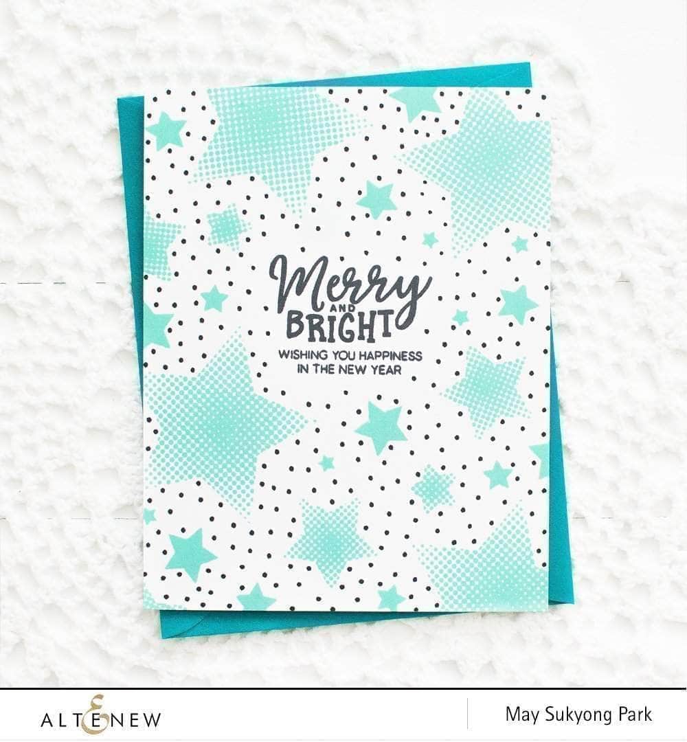 Photocentric Clear Stamps Happy Holidays Stamp Set