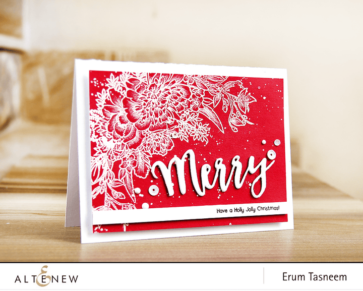 Photocentric Clear Stamps Happy Holidays Stamp Set