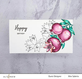 Photocentric Clear Stamps Happy Pomegranates Stamp Set