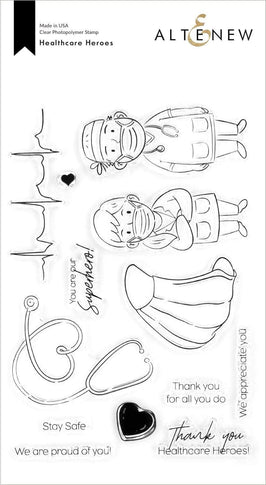 Photocentric Clear Stamps Healthcare Heroes Stamp Set