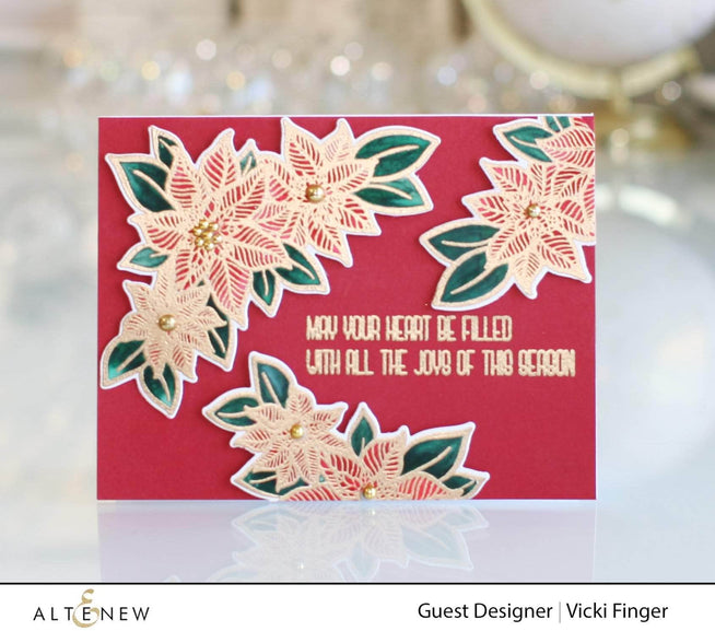 Photocentric Clear Stamps Holiday Flower Stamp Set