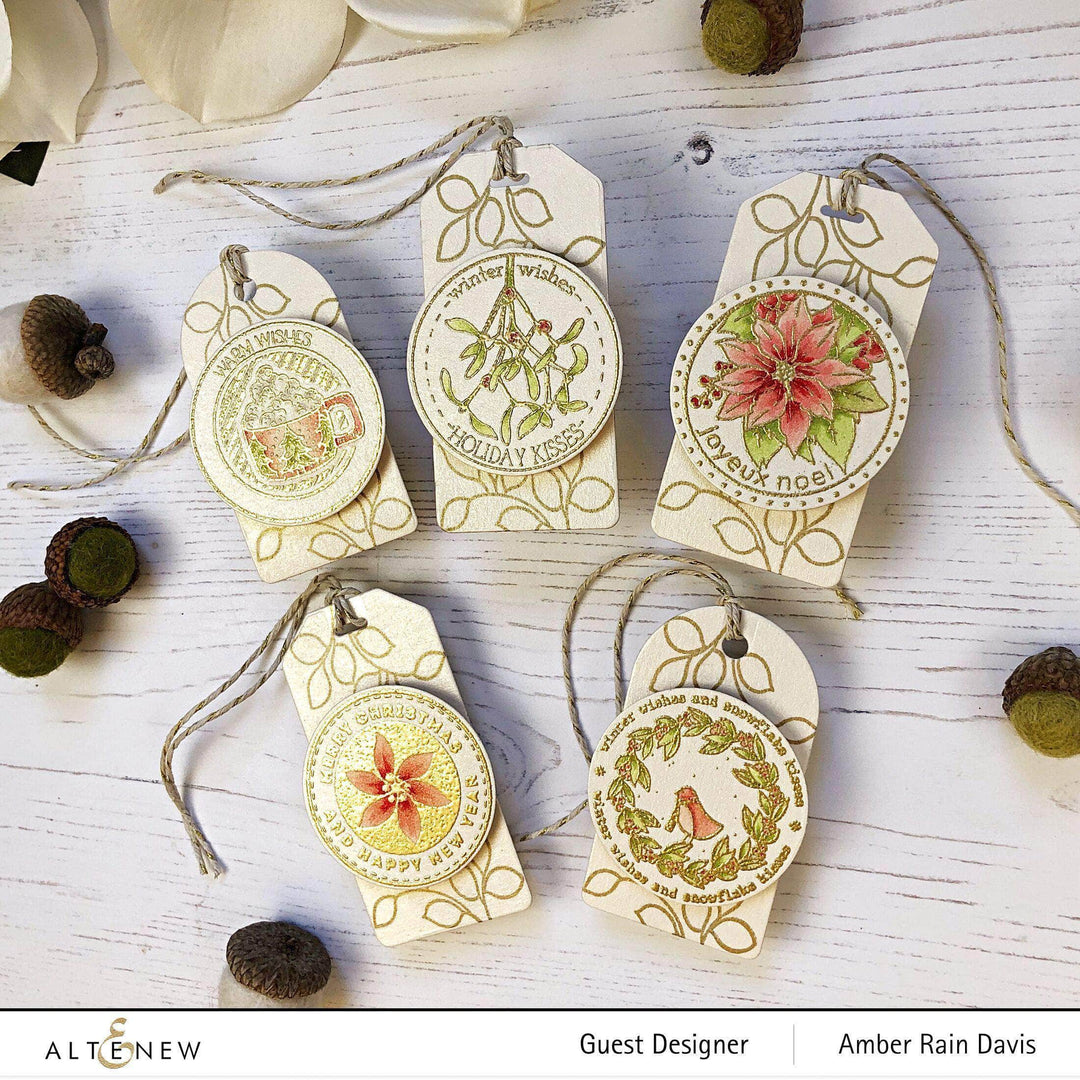 Photocentric Clear Stamps Holiday Seals Stamp Set by The Stamping Village