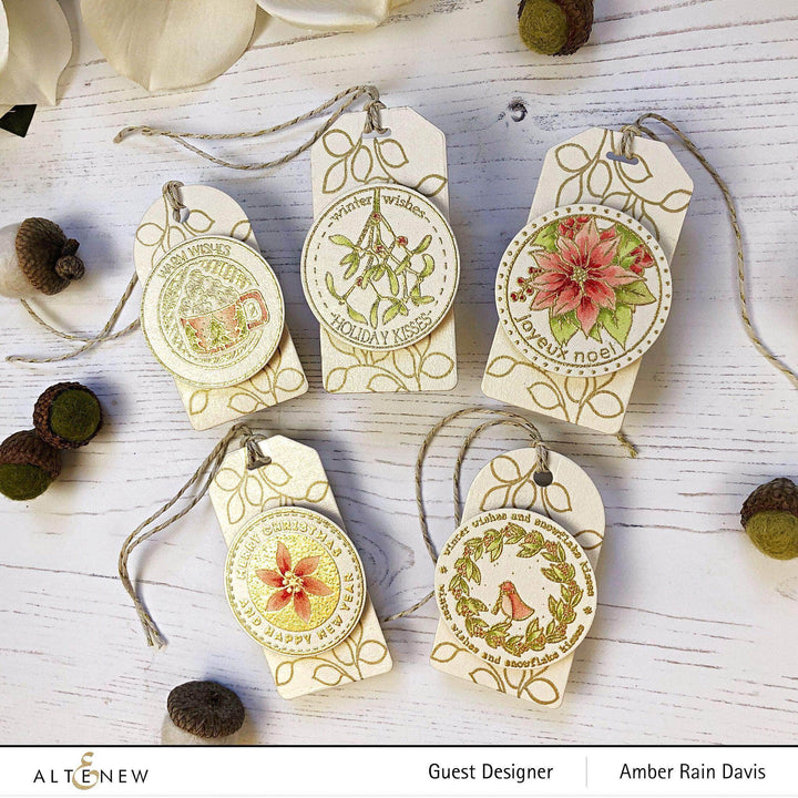 Photocentric Clear Stamps Holiday Seals Stamp Set by The Stamping Village