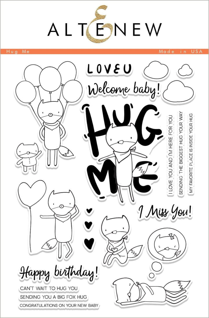 Photocentric Clear Stamps Hug Me Stamp Set