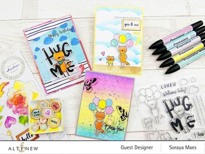 Photocentric Clear Stamps Hug Me Stamp Set
