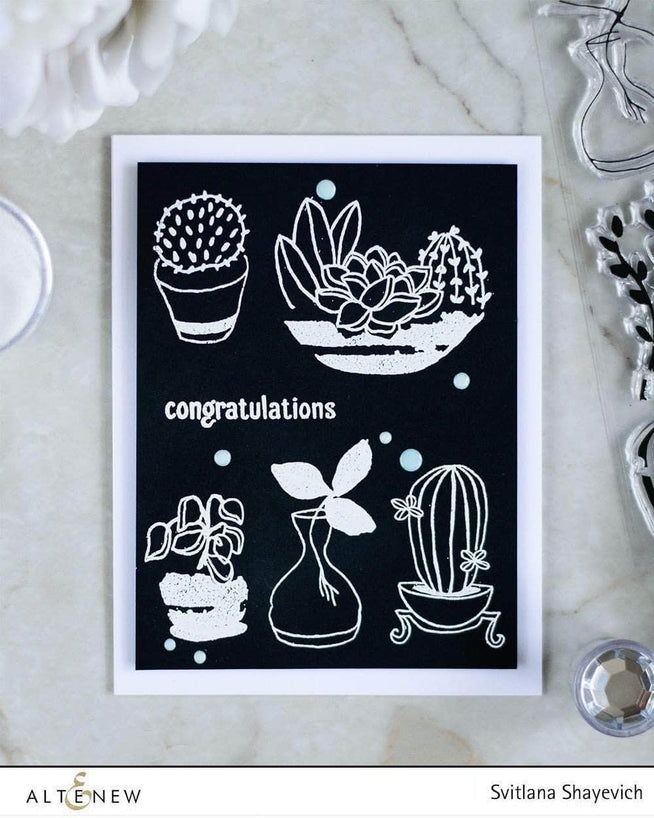 Photocentric Clear Stamps Indoor Garden Stamp Set