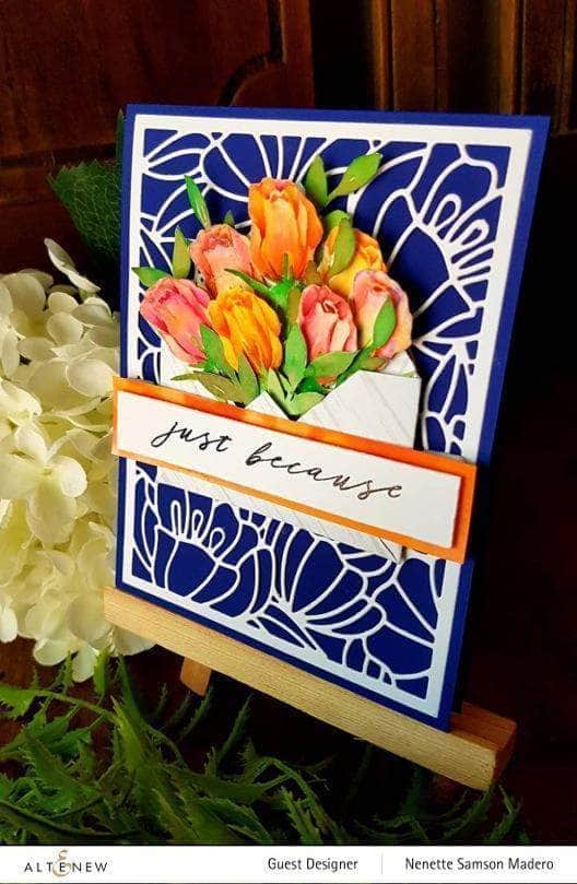 Photocentric Clear Stamps Inked Bud Stamp Set