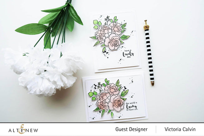 Photocentric Clear Stamps Inky Bouquet Stamp Set