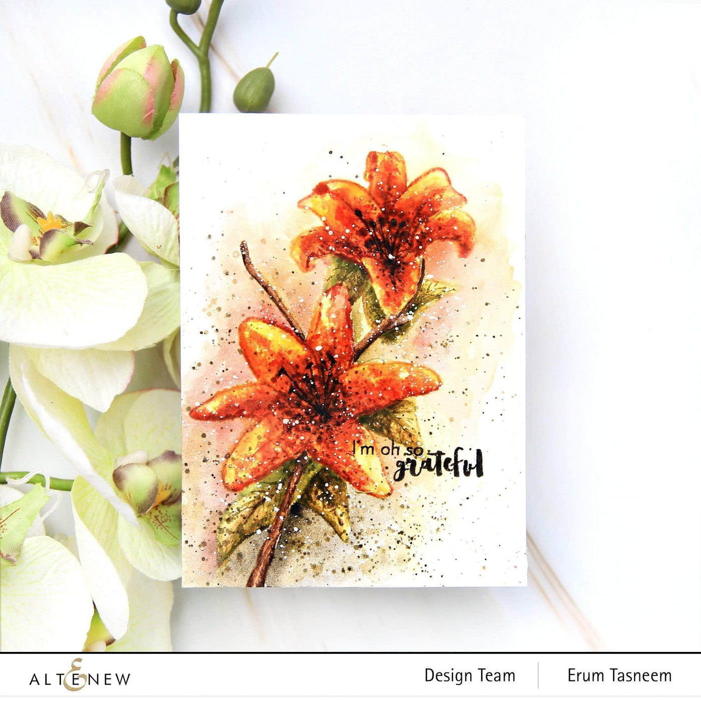 Photocentric Clear Stamps Inky Lily Stamp Set