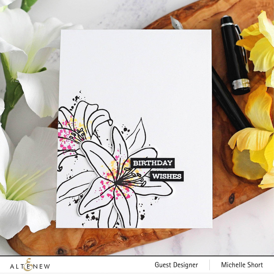 Photocentric Clear Stamps Inky Lily Stamp Set