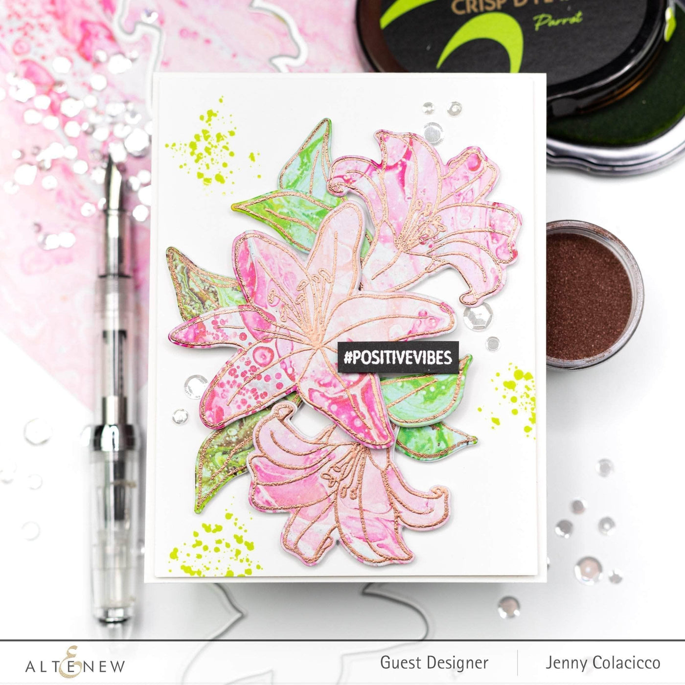 Photocentric Clear Stamps Inky Lily Stamp Set