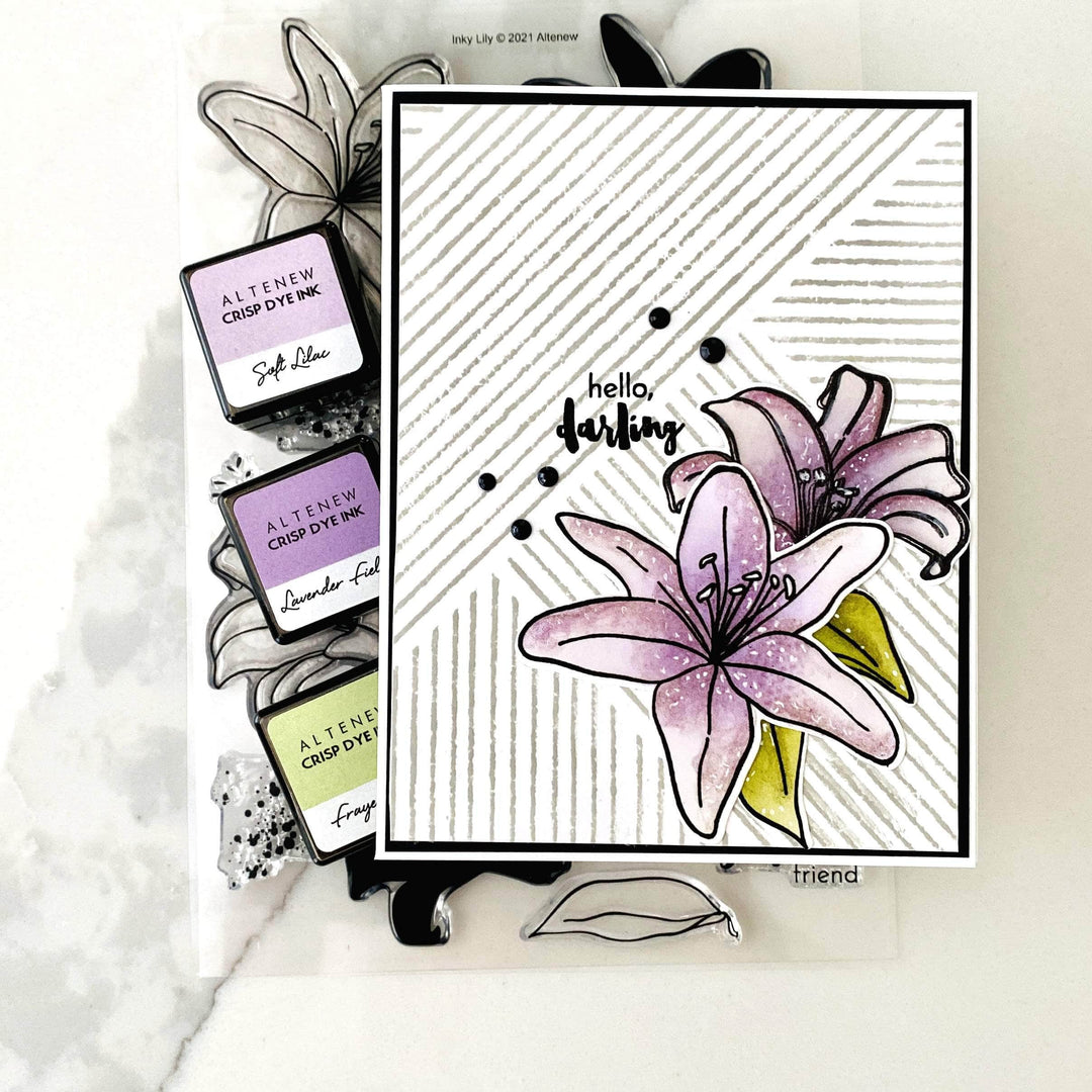 Photocentric Clear Stamps Inky Lily Stamp Set