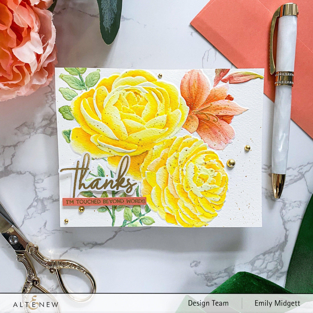Photocentric Clear Stamps Inside and Out: Thanks Stamp Set