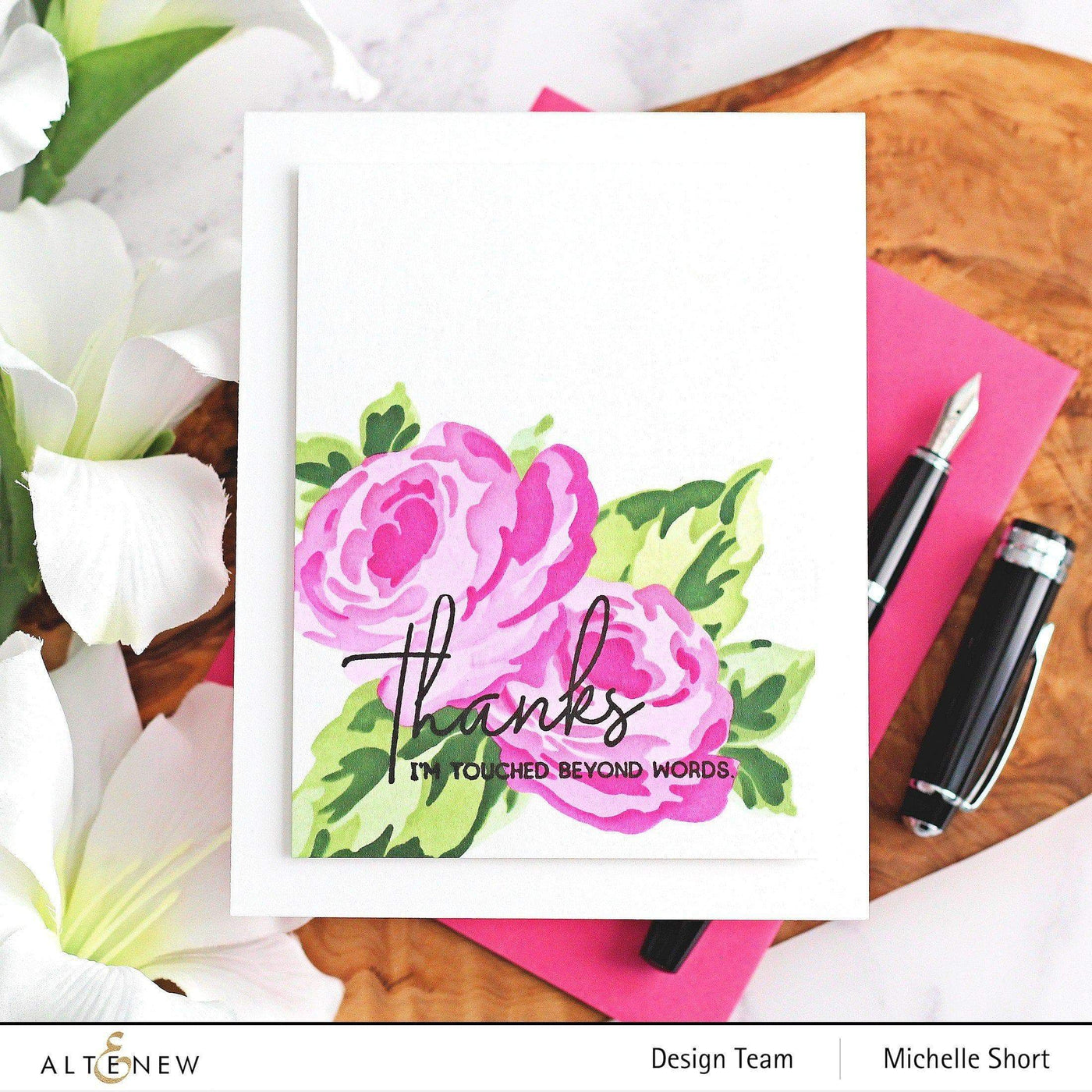 Photocentric Clear Stamps Inside and Out: Thanks Stamp Set